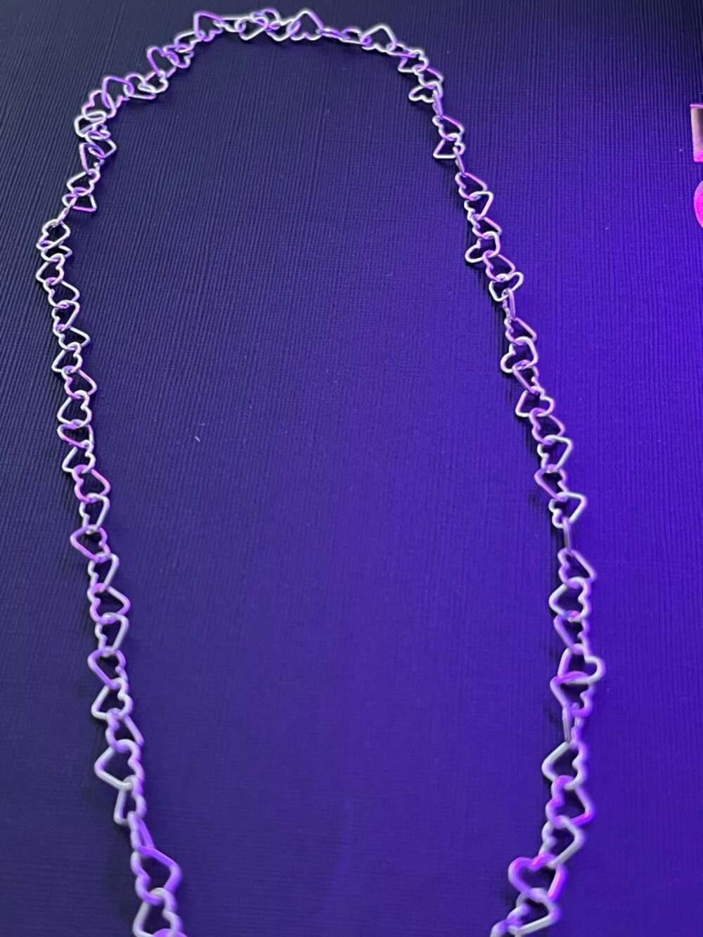 NWOT Peruvian 925 Silver Continuous Heart Link Choker Necklace